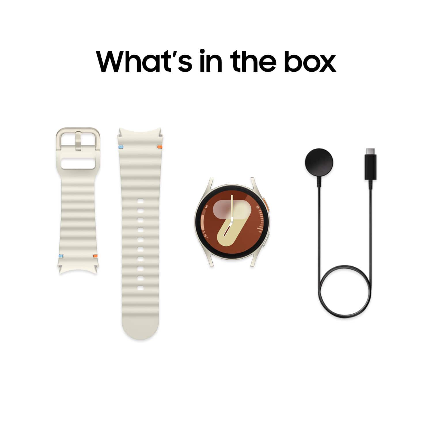 What's in the box - a watch, a stethoscope, and a heart rate monitor.