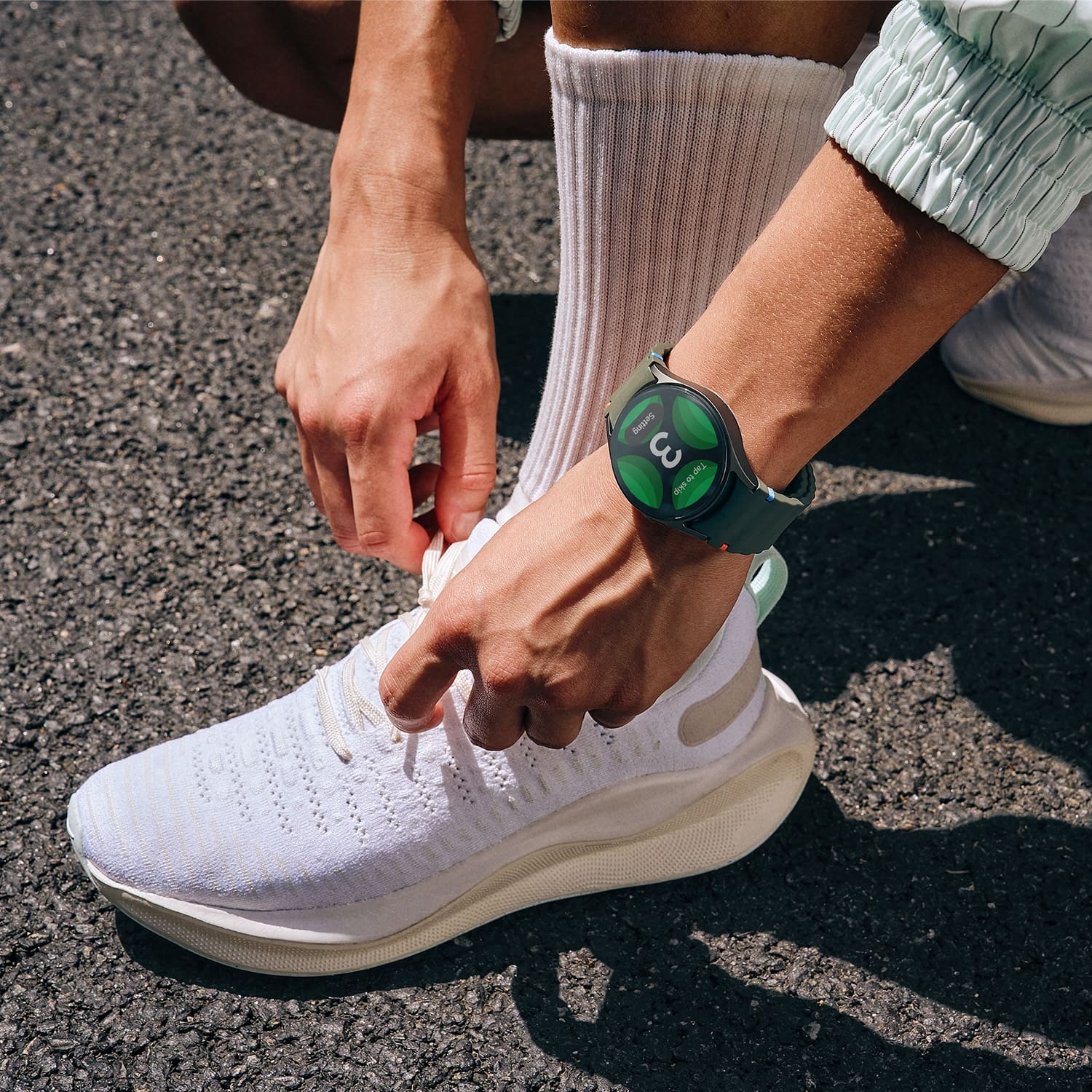 The text on the image reads "Tap to skip."