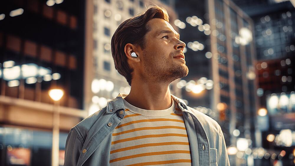 JVC Marshmallow Active Noise Canceling True Wireless Headphones white