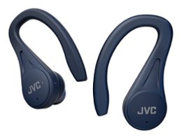 JVC - Sport True Wireless Earbuds Headphones - blue - Front_Zoom