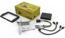 Maestro - Radio Replacement Dash Kit for Harley Davidson Motorcycles 2014 and up. - Black - Front_Zoom