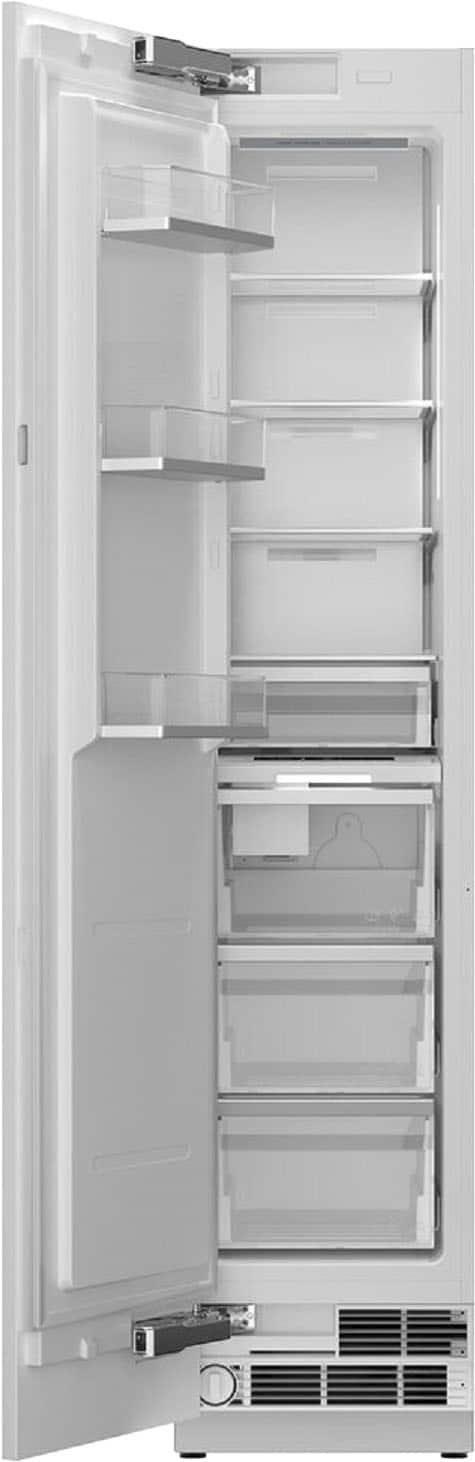 Front. Bertazzoni - 18" Built-In Freezer Column Panel Ready (V Trim) - Left swing door.