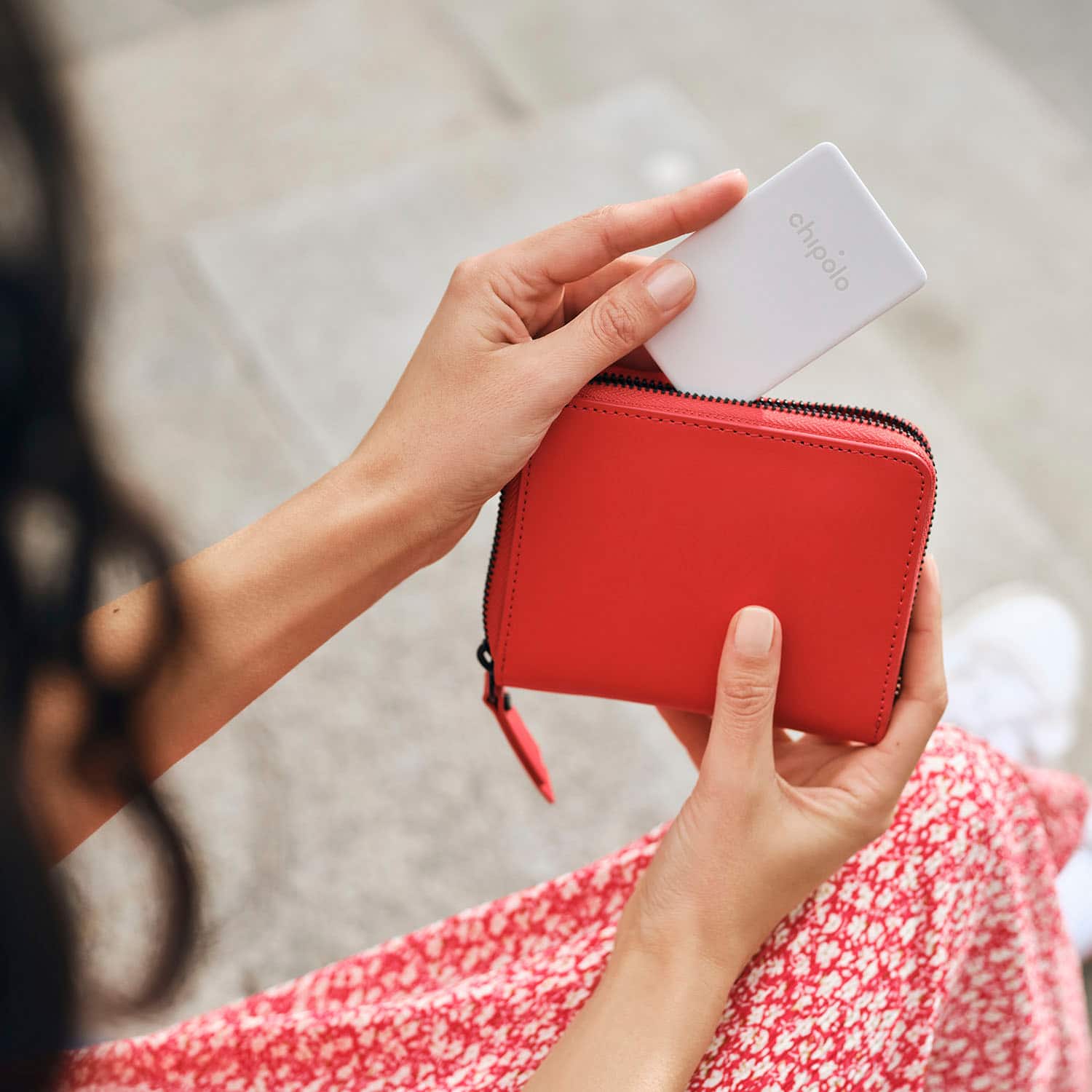 Alt View 13. Chipolo - Point Bundle Item Finders -Works with Google Find My Device App - White.