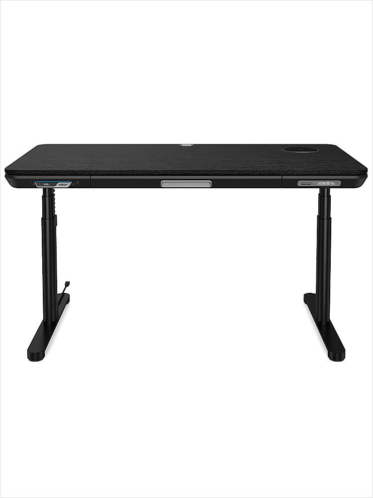 Angle. ErgoAV - ErgoFx Height Adjustable Standing Desk with Integrated Power Management - Black.