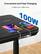Convenient and Fast Charging: 2 USB-C and 1 USB-A ports, C4T 100W SWITCH NINTEN TCK 0A 02 B 199 Charging 7W MAPHONE & ACCESSORIES SOLD SEPARATELY