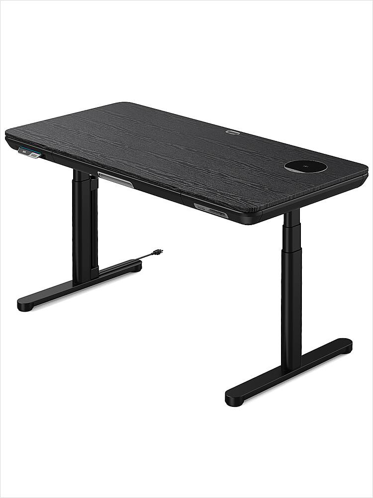 Left. ErgoAV - ErgoFx Height Adjustable Standing Desk with Integrated Power Management - Black.