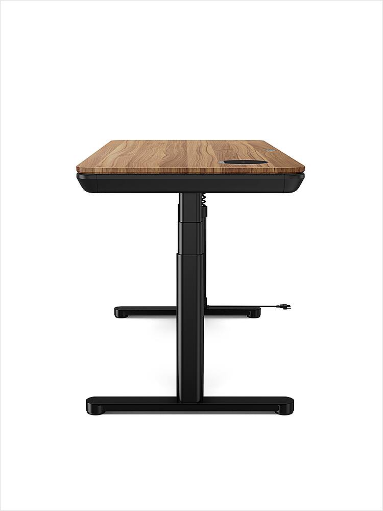 Alt View 11. ErgoAV - ErgoFx Height Adjustable Standing Desk with Integrated Power Management - Walnut.