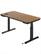 Alt View 14. ErgoAV - ErgoFx Height Adjustable Standing Desk with Integrated Power Management - Walnut.