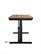 Alt View 15. ErgoAV - ErgoFx Height Adjustable Standing Desk with Integrated Power Management - Walnut.