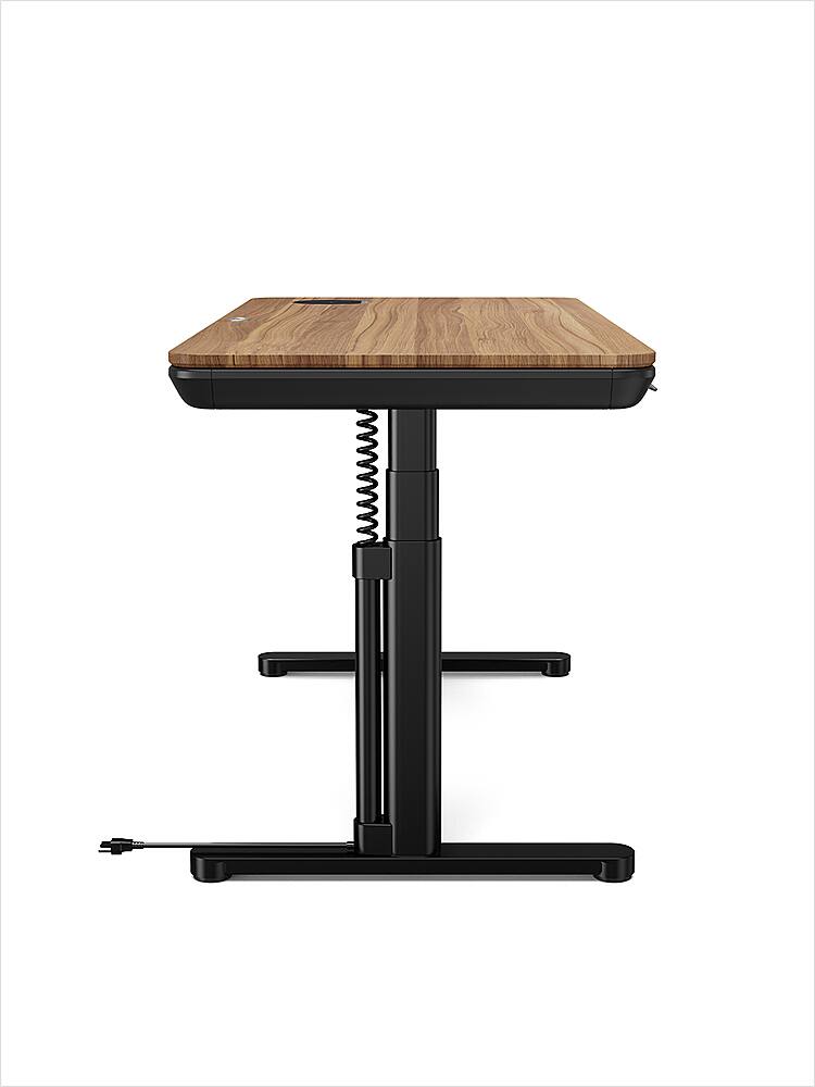 Alt View 15. ErgoAV - ErgoFx Height Adjustable Standing Desk with Integrated Power Management - Walnut.