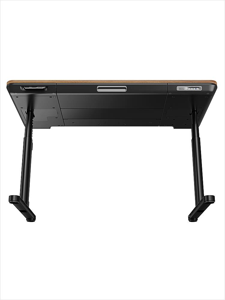 Alt View 17. ErgoAV - ErgoFx Height Adjustable Standing Desk with Integrated Power Management - Walnut.