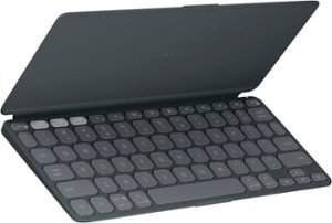 Logitech - Keys-To-Go 2 Slim Portable Bluetooth Keyboard for Tablet With Built-in Cover - Graphite