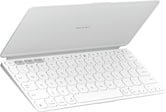 Logitech - Keys-To-Go 2 Slim Portable Bluetooth Keyboard for iPad, iPhone, Mac, and Apple TV With Built-in Cover - Pale Gray