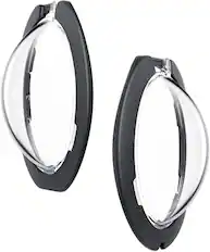Left. Insta360 - Insta360 X3 Standard Removable Lens Guards - Blacl.