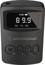 Scosche - BTFREQ Mini FM Transmitter - Black - Front_Zoom
