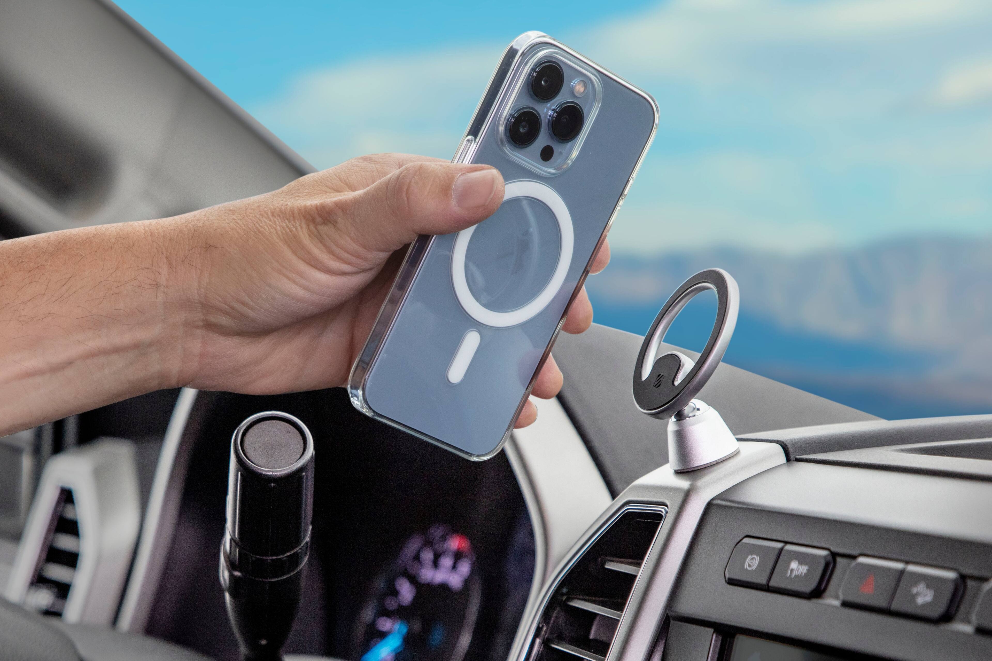 Alt View 14. Scosche - MagicMount Elite2 Dash For Most Cell Phones - Black.