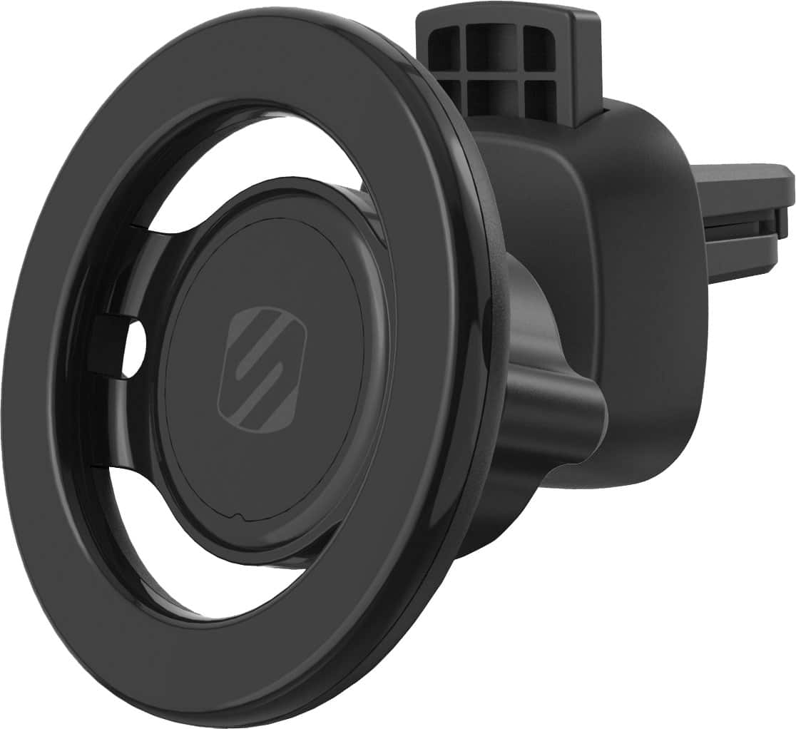 Angle. Scosche - MagicMount Dash/Vent Mount For Most Cell Phones - Black.