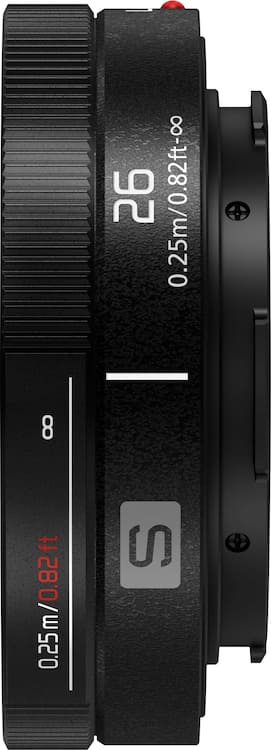 Panasonic LUMIX S 26mm F8 (S R26) Fixed Focal Length Pancake Lens Panasonic LUMIX S 26mm F8 (S R26) Fixed Focal Length Pancake Lens