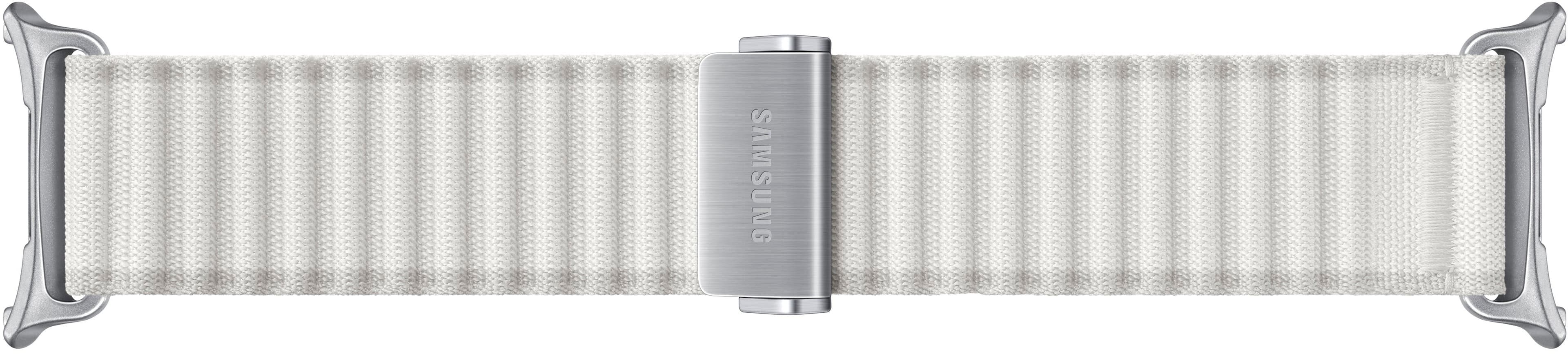 Alt View 12. Samsung - Galaxy Watch Ultra Trail Band - White Sand.
