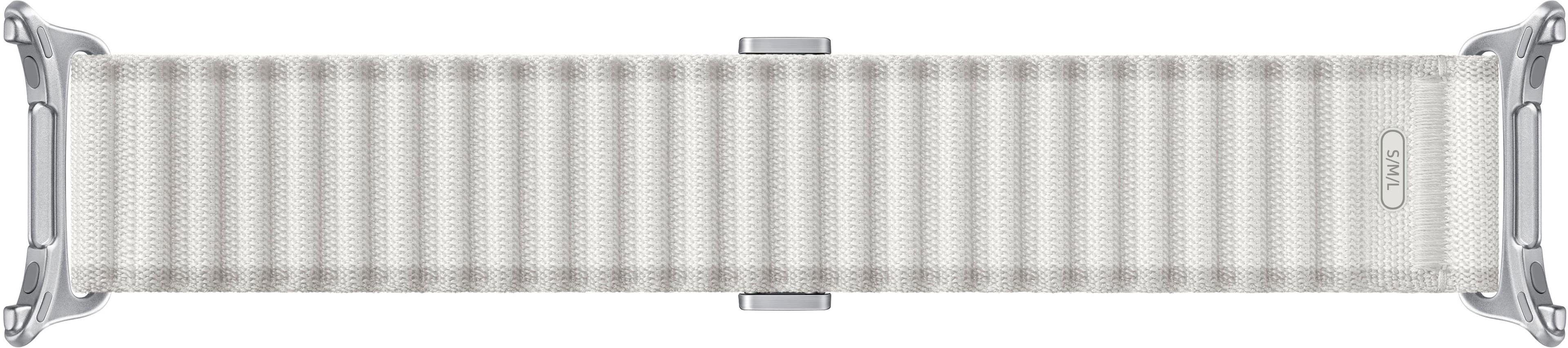 Alt View 13. Samsung - Galaxy Watch Ultra Trail Band - White Sand.