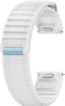 The text on the image reads "20mm / M/L." This indicates that the watch band is 20mm wide and is designed to fit both men and women.