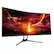 Angle. Acer - Nitro EDA343CUR Hbmiippx 34”VA LED QHD 100Hz Adaptive-Sync Support Monitor (HDMI) - Black.
