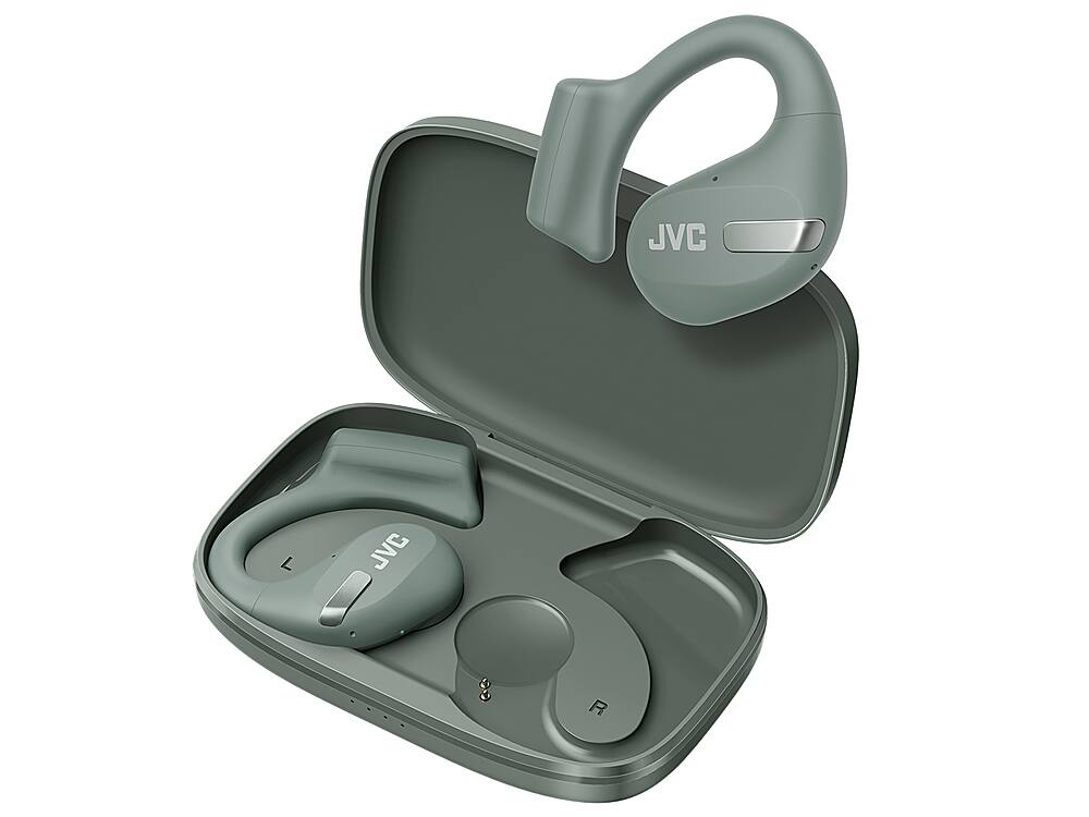 Angle. JVC - JVC New Nearphones Open Ear True Wireless Headphones - Green.