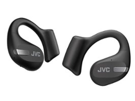 JVC New Nearphones Open Ear True Wireless Headphones - Black - Front_Zoom