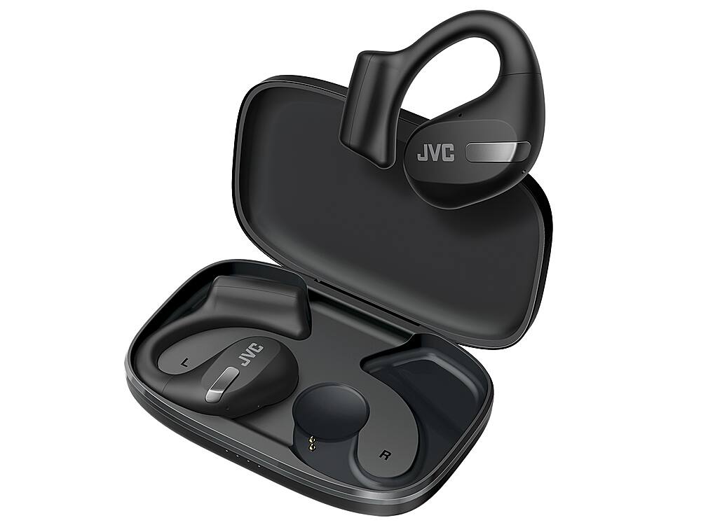 Alt View 11. JVC - JVC New Nearphones Open Ear True Wireless Headphones - Black.