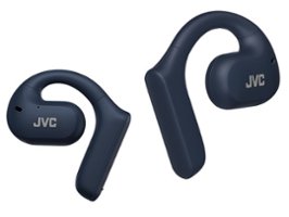 JVC Nearphones Open Ear True Wireless Headphones - Blue - Front_Zoom