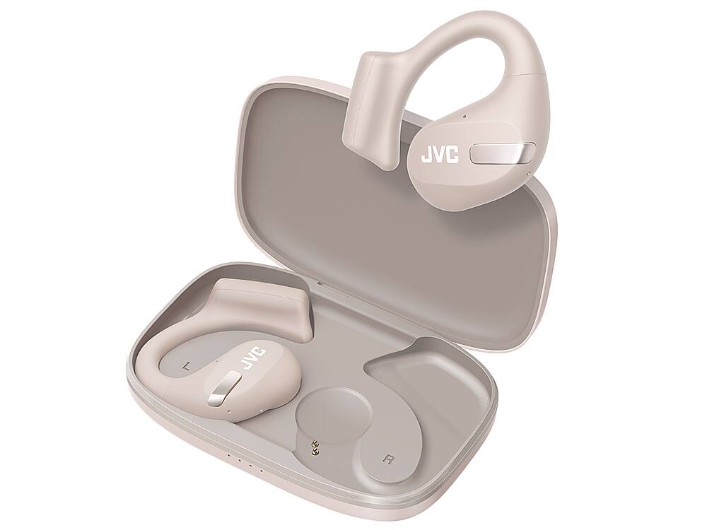 Angle. JVC - JVC New Nearphones Open Ear True Wireless Headphones - Beige.