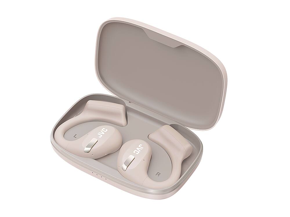 Left. JVC - JVC New Nearphones Open Ear True Wireless Headphones - Beige.