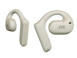 JVC Nearphones Open Ear True Wireless Headphones - White - Front_Zoom