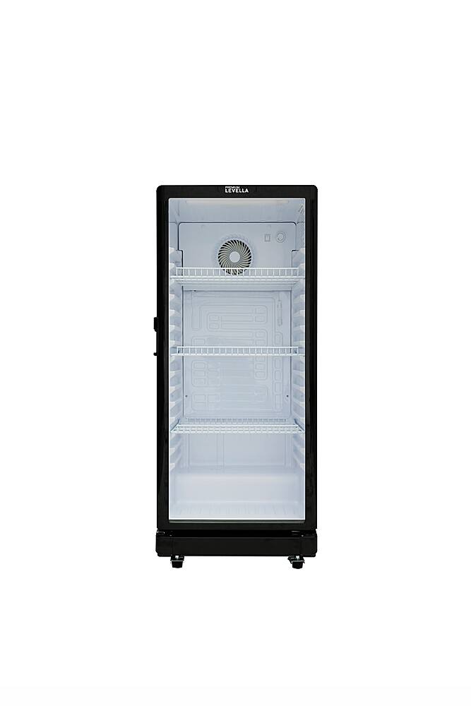Front. Premium Levella - 6.0 Cu. Ft. Single Door Display Refrigerator - Black.