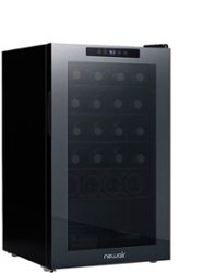 NewAir - Refurbished Freestanding Wine Cooler w/ Digital Temp Control - Shadow Series - Front_Zoom
