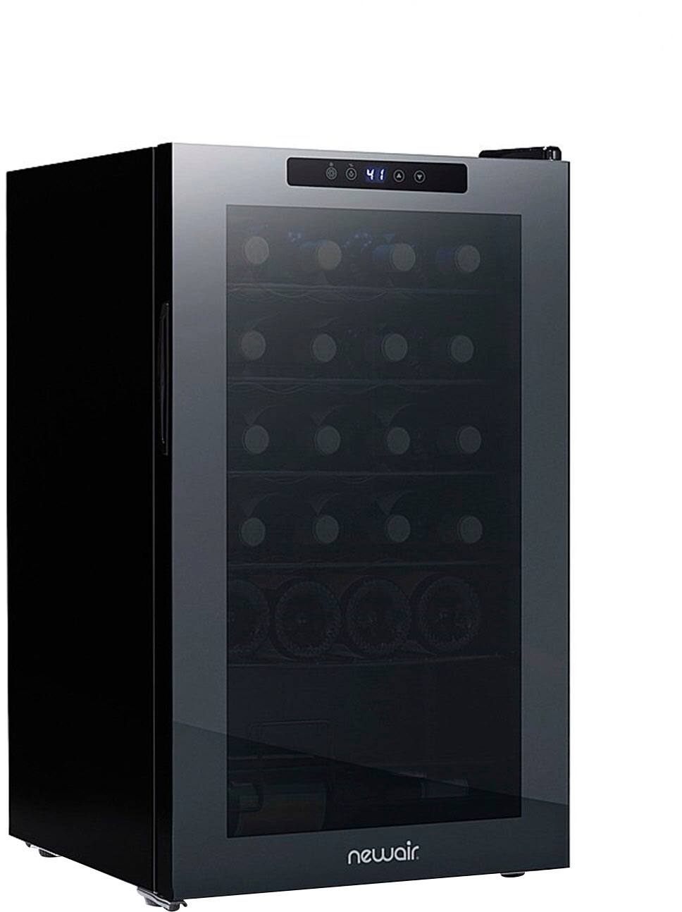 Front. NewAir - Newair Freestanding Wine Cooler w/ Digital Temp Control - Shadow Series.