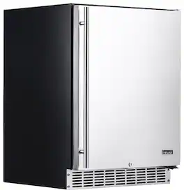 NewAir - Refurbished 24" Built-in Outdoor Fridge - Stainless Steel