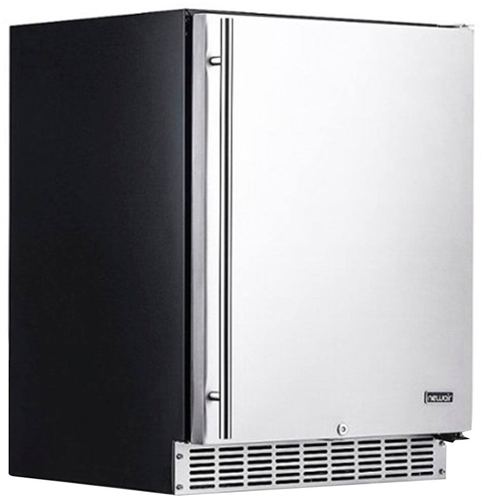 Front. NewAir - Newair 24" Built-in Outdoor Fridge - Stainless Steel.