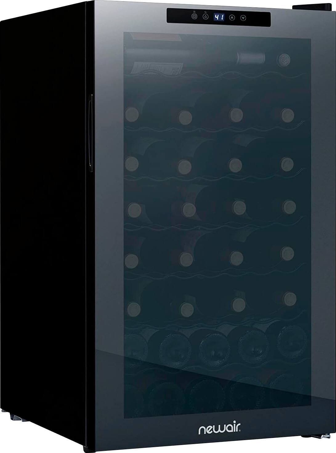Front. NewAir - Newair Freestanding Wine Cooler - Black.