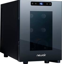 NewAir - Refurbished Shadow-Tᵀᴹ Series Wine Cooler w/ Thermoelectric Cooling - Black
