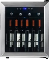 NewAir - Refurbished Freestanding Wine Fridge w/ Digital Thermostat - Stainless Steel - Front_Zoom