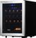 Angle. NewAir - Newair Freestanding Wine Fridge w/ Digital Thermostat - Stainless Steel.