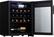 Left. NewAir - Newair Freestanding Wine Fridge w/ Digital Thermostat - Stainless Steel.