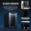 Sleek Design: Mirrored compact wine cellar elevates the décor in any room and accommodates various sized bottles.