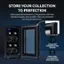 Store your collection to perfection with this ultra-quiet thermoelectric refrigeration that maintains a consistent serving temperature. The low vibration keeps the wine profile intact, ensuring that the wine tastes as intended. The airtight door seal ensures that the cooling remains consistent, while the UV-resistant mirrored glass protects the wine from harmful UV rays.
