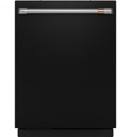 Café - Top Control Smart Built-In Stainless Steel Tub Dishwasher with 3rd Rack, LED Lighting and 39 dBA - Matte Black - Front_Zoom