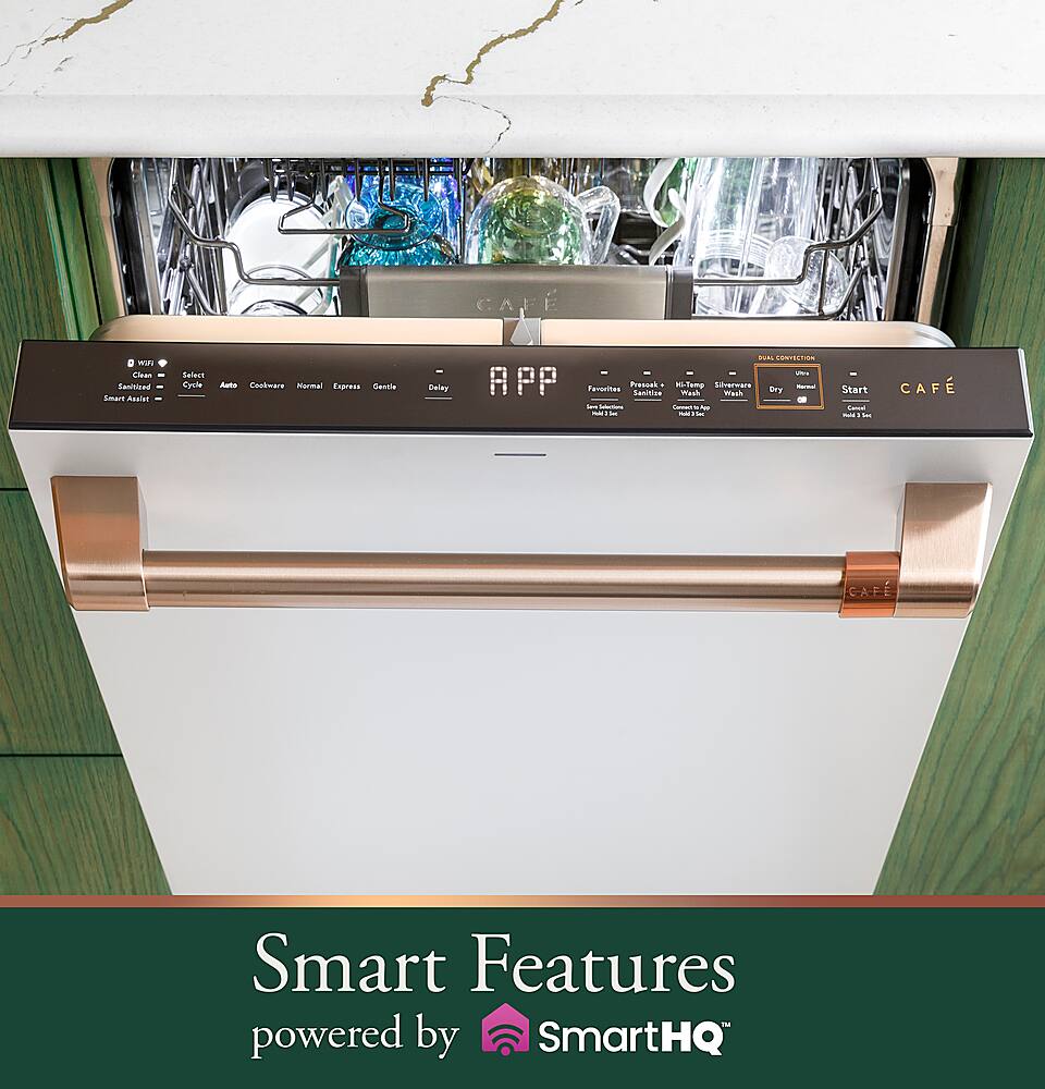 The text on the image reads: "Smart Features powered by SmartHQ".