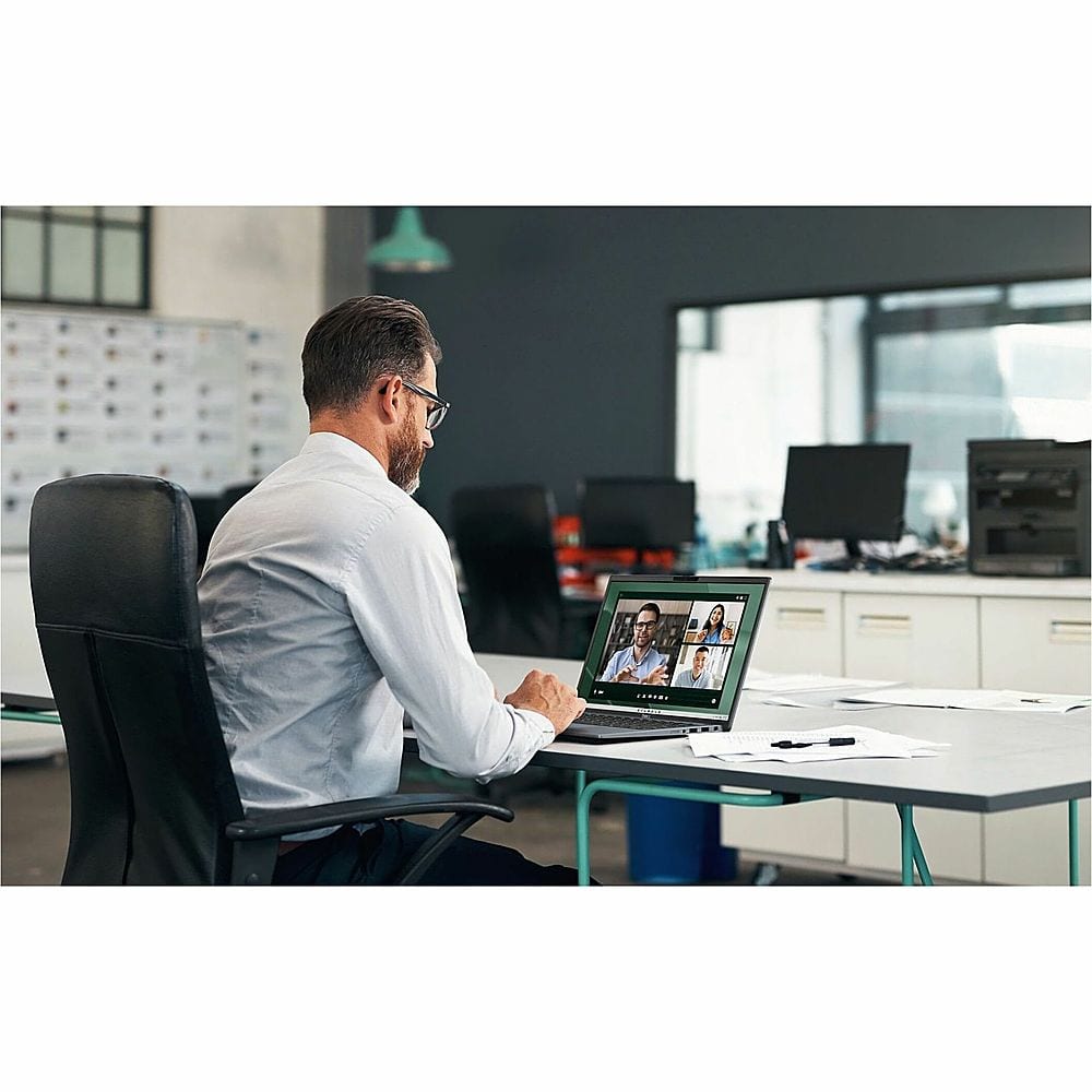 Alt View 21. Dell - Latitude 7000 2-in-1 14" Touch Screen Laptop - Intel Core Ultra 5 with 16GB Memory - 256 GB SSD - Titan Gray, Gray.