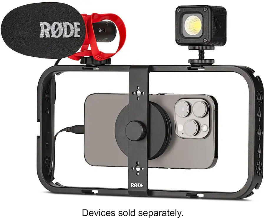 RØDE PhoneCage Magnetic Filmmaking Cage for Most Cell Phones Black