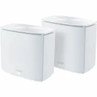 ASUS - ZenWiFi AX Hybrid 375 MB/s Whole Home Wi-Fi System (2-pack) - White - Front_Zoom